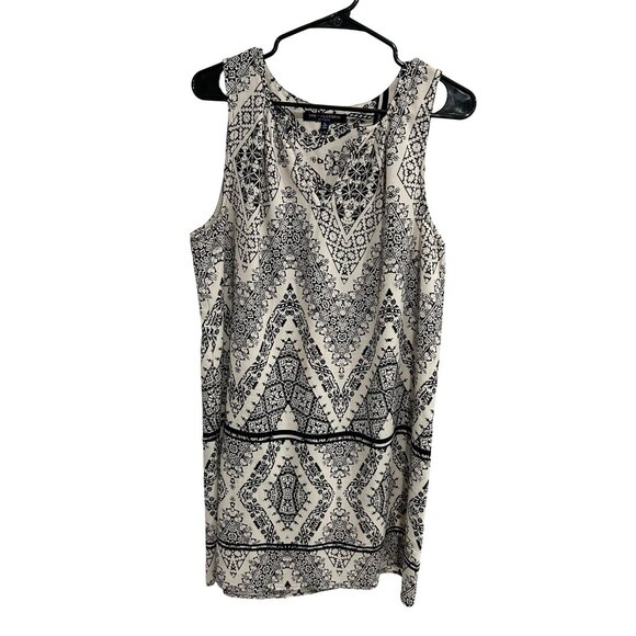 One Clothing Los Angeles Sleeveless Printed Tunic Dress Sz L - Picture 1 of 8